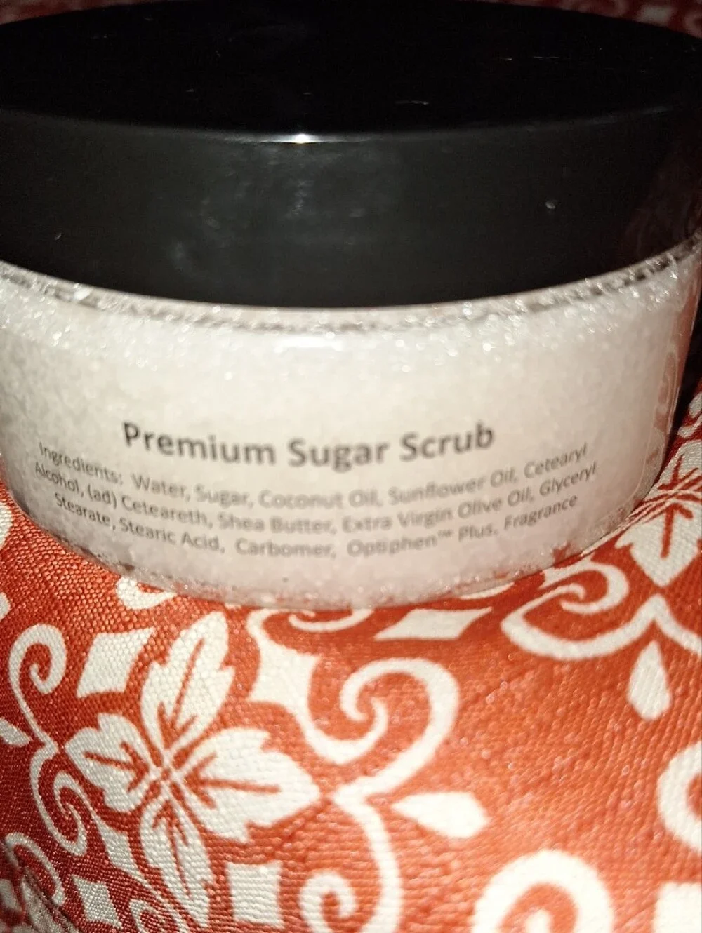 Asian Tea Blossom Premium Sugar Scrub - White